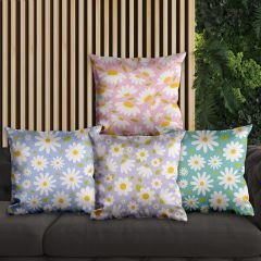 eJOYA Papatya Tasarımlı 4'lü Yastık İçi Ve Kırlent Kılıfı 45cm 113806