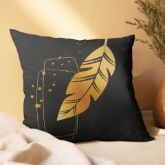 eJOYA Yaprak Tasarımlı 4'lü Yastık İçi Ve Kırlent Kılıfı 45cm 113807