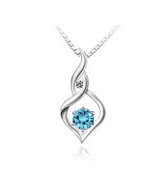 eJOYA Topaz Taşlı Pırlanta Kolye 81243