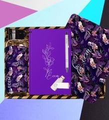 eJOYA Kişiye Özel Defter & Kalem & Matara & Mouse Pad & USB Bellek Hediye Kutusu 112963