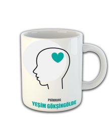 eJOYA Kişiye Özel Psikolog Temalı Kupa Bardak 81470