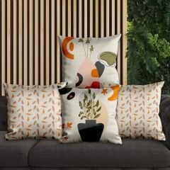 eJOYA Modern Tasarımlı 4'lü Yastık İçi Ve Kırlent Kılıfı 45cm 113810