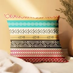 eJOYA Etnik Tasarımlı 4'lü Yastık İçi Ve Kırlent Kılıfı 45cm 113813