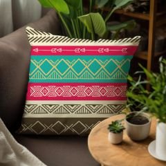 eJOYA Etnik Tasarımlı 4'lü Yastık İçi Ve Kırlent Kılıfı 45cm 113813