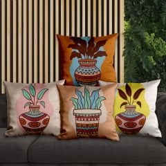 eJOYA Modern Tasarımlı 4'lü Yastık İçi Ve Kırlent Kılıfı 45cm 113816
