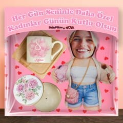 eJOYA  MiniBiz Kişiye Özel Fotoğraflı Kadınlar Günü Hediye Kutusu 116259