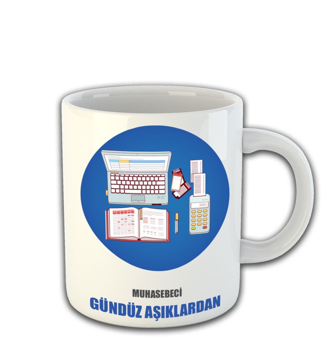 eJOYA Kişiye Özel Muhasebeci Temalı Kupa Bardak 81481