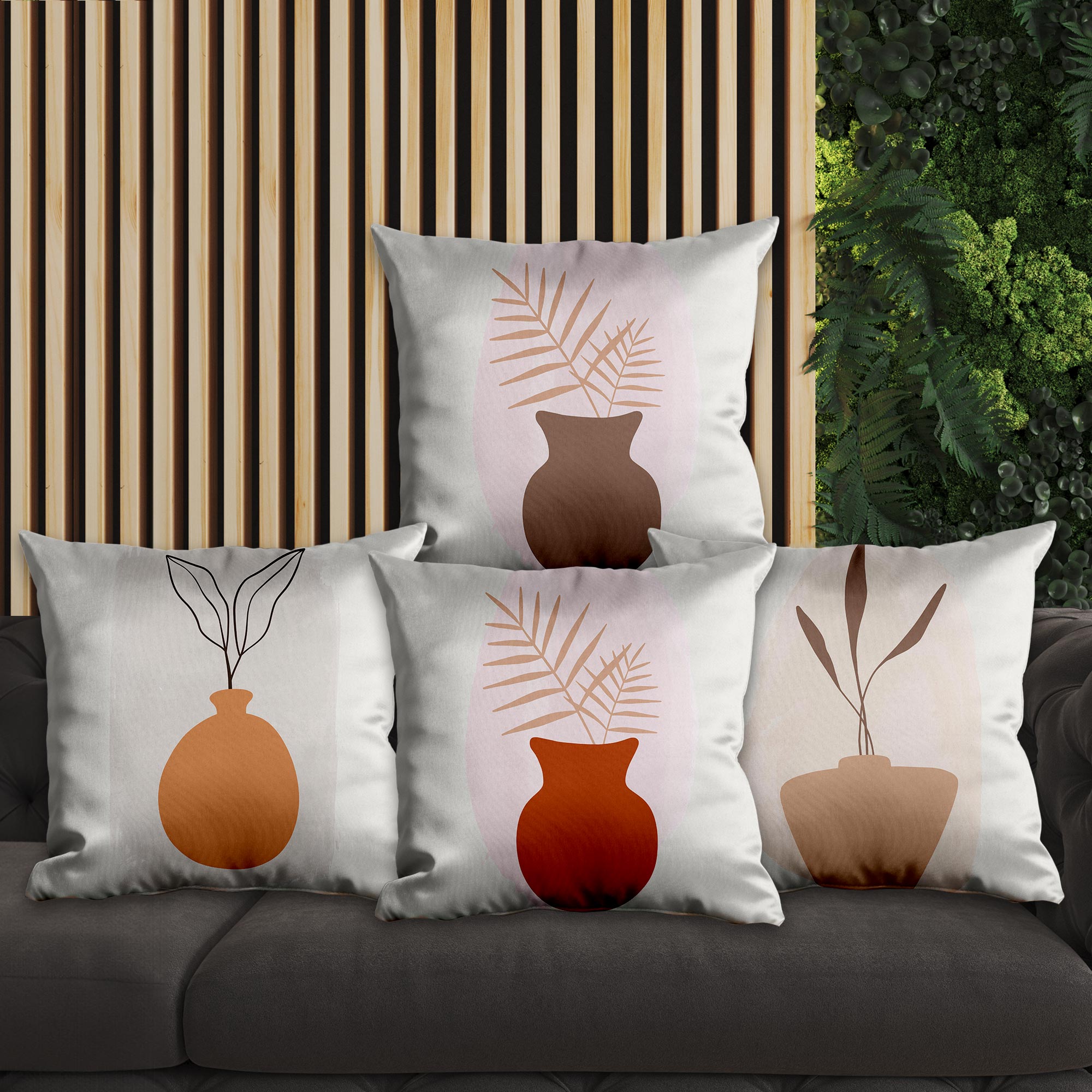 eJOYA Modern Tasarımlı 4'lü Yastık İçi Ve Kırlent Kılıfı 45cm 113824