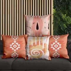eJOYA Modern Tasarımlı 4'lü Yastık İçi Ve Kırlent Kılıfı 45cm 113828