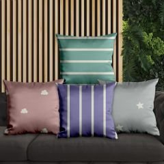 eJOYA Çizgisel Tasarımlı 4'lü Yastık İçi Ve Kırlent Kılıfı 45cm 113829