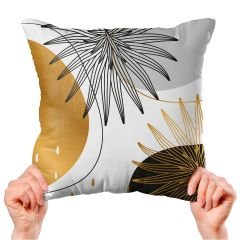 eJOYA Çiçek Tasarımlı 4'lü Yastık İçi Ve Kırlent Kılıfı 45cm 113832