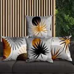 eJOYA Çiçek Tasarımlı 4'lü Yastık İçi Ve Kırlent Kılıfı 45cm 113832