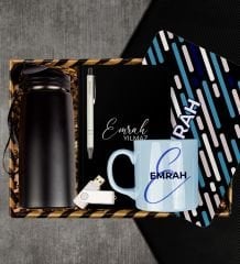 eJOYA Kişiye Özel Defter Kalem Kupa & Mouse Pad & Matara & USB Bellek Hediye Kutusu 113067