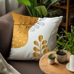 eJOYA Çiçek Tasarımlı 4'lü Yastık İçi Ve Kırlent Kılıfı 45cm 113833