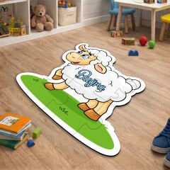 eJOYA Kişiye Özel Koyun Tasarımlı Puzzle Keçe Halı 116279