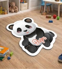 eJOYA Kişiye Özel Panda Tasarımlı Puzzle Keçe Halı 116280