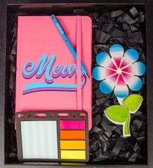 eJOYA Kişiye Özel Defter Kalem Nano Magnet Ayraç Ve Mini Organizer Ofis Kırtasiye Hediye Kutusu 110304
