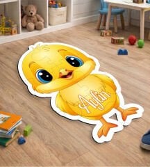 eJOYA Kişiye Özel Civciv Tasarımlı Puzzle Keçe Halı 116283