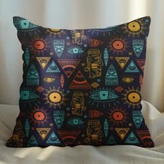 eJOYA Etnik Tasarımlı 4'lü Yastık İçi Ve Kırlent Kılıfı 45cm 113844