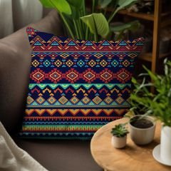 eJOYA Etnik Tasarımlı 4'lü Yastık İçi Ve Kırlent Kılıfı 45cm 113844