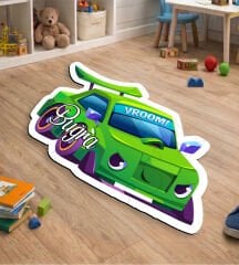 eJOYA Kişiye Özel Araba Tasarımlı Puzzle Keçe Halı 116286