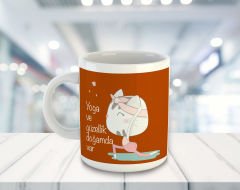 eJOYA Yoga Ve Güzellik Doğamda Var Temalı Kupa Bardak 81540