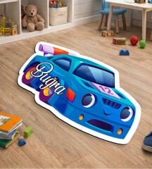 eJOYA Kişiye Özel Araba Tasarımlı Puzzle Keçe Halı 116288