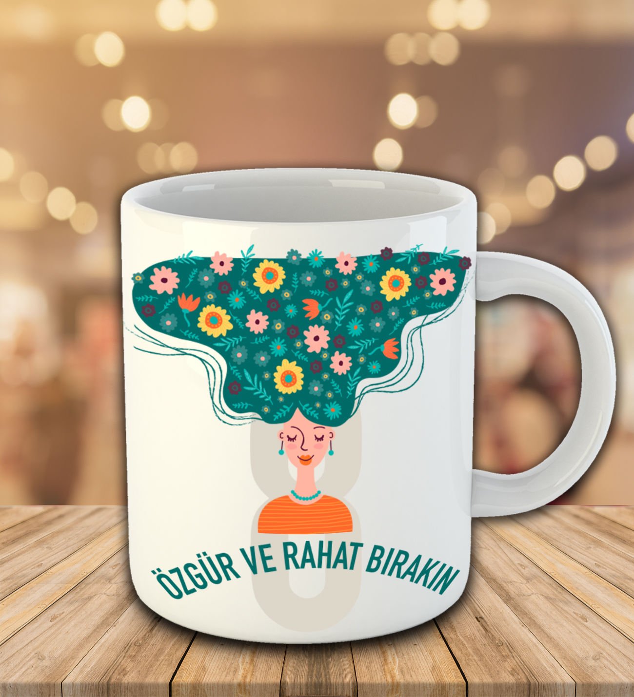 eJOYA Özgür ve Rahat Bırakın Temalı Kupa Bardak 81712