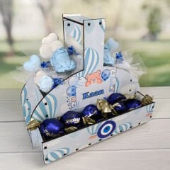 eJOYA Kişiye Özel İsimli Kokulu Taş Aranjmanı Ve Çikolatası 116293