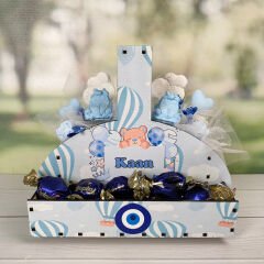 eJOYA Kişiye Özel İsimli Kokulu Taş Aranjmanı Ve Çikolatası 116293