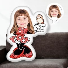 eJOYA Kişiye Özel Fotoğraflı Minnie Mouse Yastık 115263