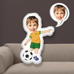 eJOYA Kişiye Özel Fotoğraflı  Futbolcu Yastık 115513