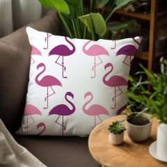 eJOYA Flamingo Tasarımlı 4'lü Yastık İçi Ve Kırlent Kılıfı 45cm 113854