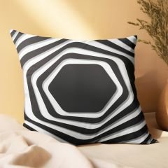 eJOYA Çizgisel Tasarımlı 4'lü Yastık İçi Ve Kırlent Kılıfı 45cm 113855