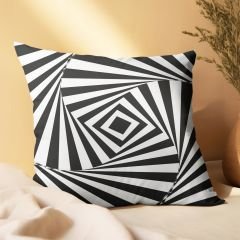 eJOYA Çizgisel Tasarımlı 4'lü Yastık İçi Ve Kırlent Kılıfı 45cm 113856