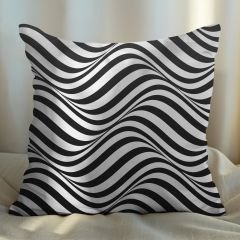 eJOYA Çizgisel Tasarımlı 4'lü Yastık İçi Ve Kırlent Kılıfı 45cm 113858