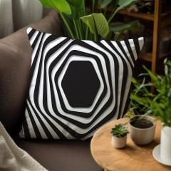 eJOYA Çizgisel Tasarımlı 4'lü Yastık İçi Ve Kırlent Kılıfı 45cm 113858