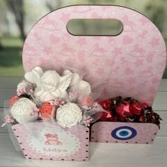 eJOYA Kişiye Özel İsimli Kokulu Taş Aranjmanı Ve Çikolatası 116300