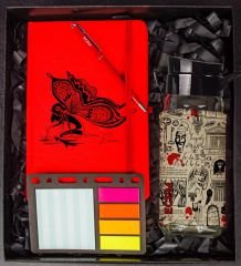eJOYA Kişiye Özel Defter Kalem Matara Ve Mini Organizer Ofis Kırtasiye Hediye Kutusu 110325