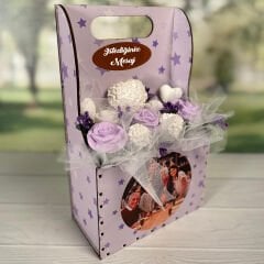 eJOYA Kişiye Özel Resimli Kokulu Taş Aranjmanı 116304