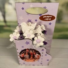 eJOYA Kişiye Özel Resimli Kokulu Taş Aranjmanı 116305