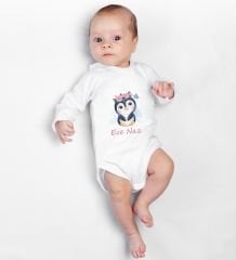 eJOYA Kişiye Özel Zıbın Ve Önlük Bebek Hediye Seti 110118