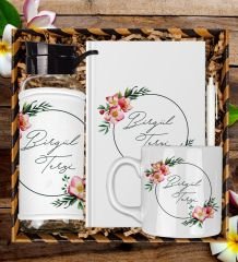 eJOYA Kişiye Özel Tasarım Defter Kalem Matara Ve Kupa Hediye Seti 104860