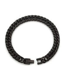 eJOYA Erkek Siyah Zincir Bileklik 8 mm 77585