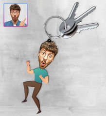 eJOYA Kişiye Özel Karikatür Tasarım Anahtarlık 97233