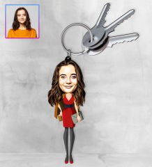 eJOYA Kişiye Özel Karikatür Tasarım Anahtarlık 97242