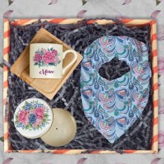 eJOYA Annelere Özel Türk Kahvesi Fincanı & Mum & Fular Hediye Kutusu 116345