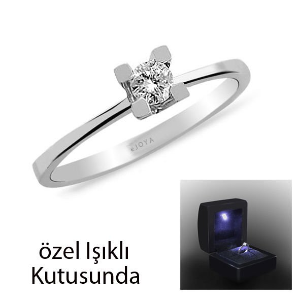 eJOYA 0,20 ct Tektaş Pırlanta Yüzük 65314