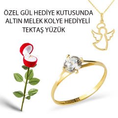 eJOYA Altın Tektaş Yüzük 67094