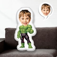eJOYA Kişiye Özel Fotoğraflı Yeşil Dev Hulk Yastık 115528